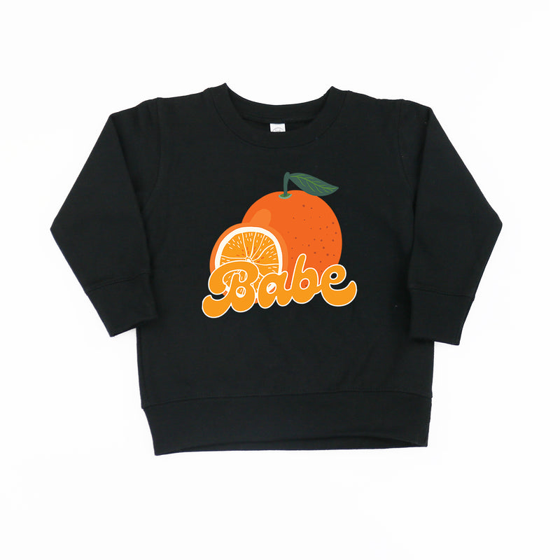 Orange - Babe - Child Sweater