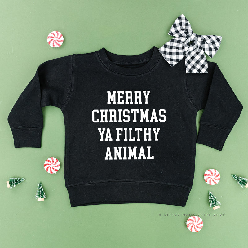 Merry Christmas Ya Filthy Animal - Child Sweater