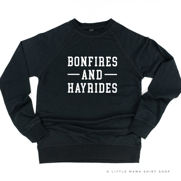 BONFIRES AND HAYRIDES - Lightweight Pullover Sweater