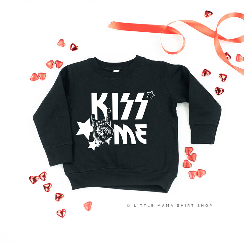 Kiss Me - Valentine Band Tee - Child Sweater