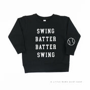 Swing Batter Batter Swing (wd) - Child Sweater Little Mama Shirt Shop
