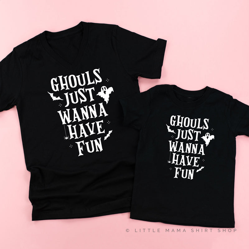 GHOULS JUST WANNA HAVE FUN - Set of 2 Unisex Tees