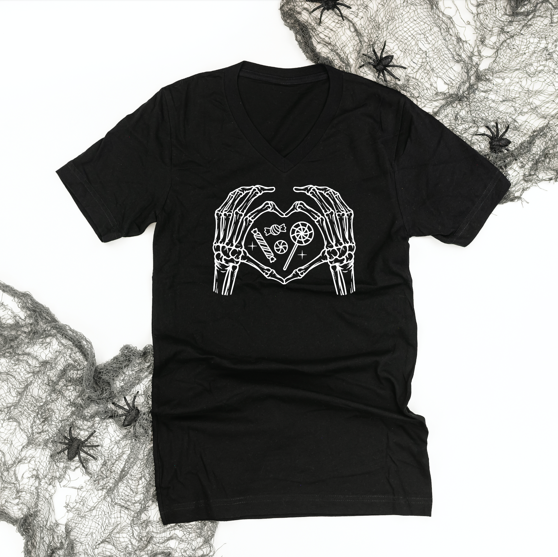 Skeleton Heart Hands - Unisex Tee