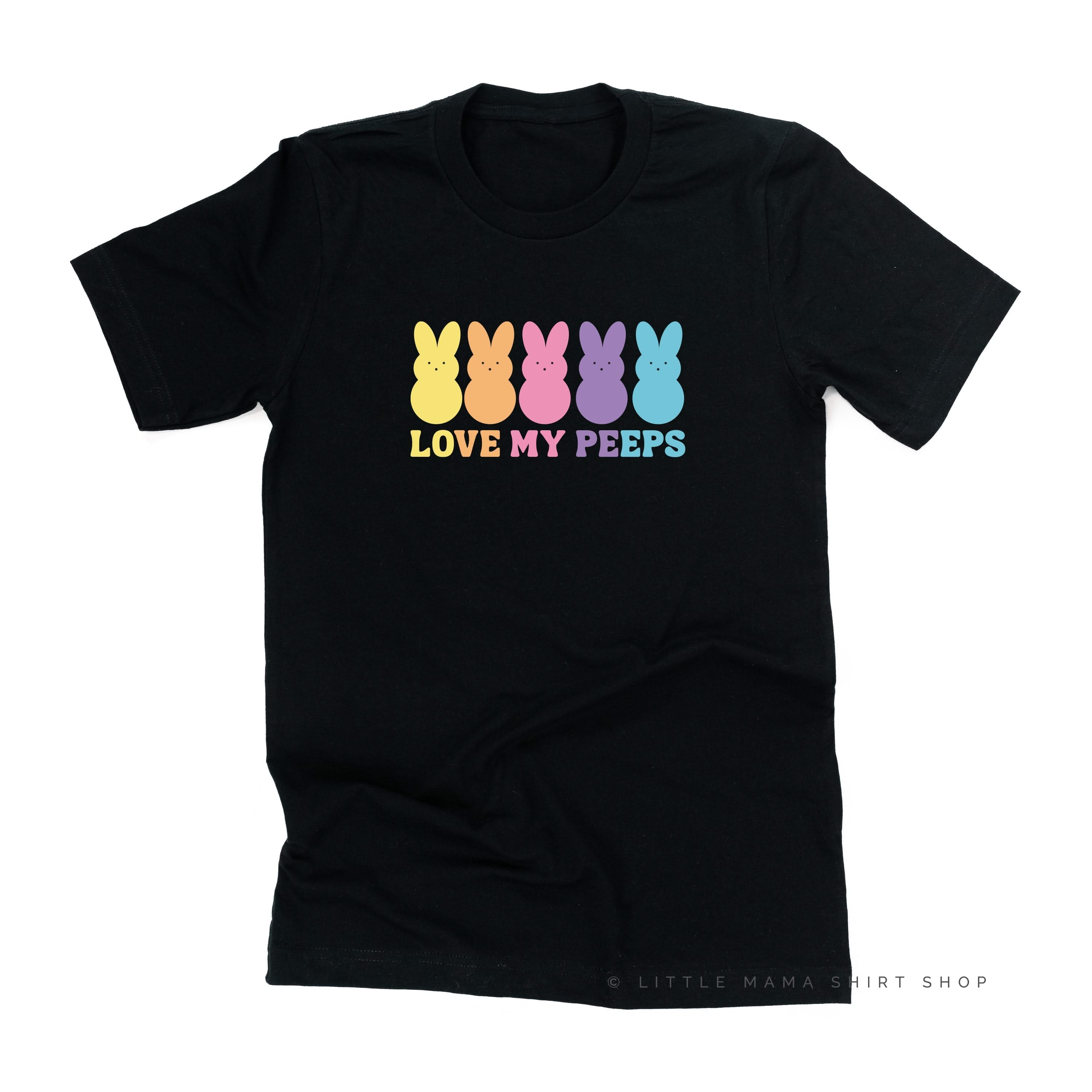 Love My Peeps - Neon - Unisex Tee Little Mama Shirt Shop