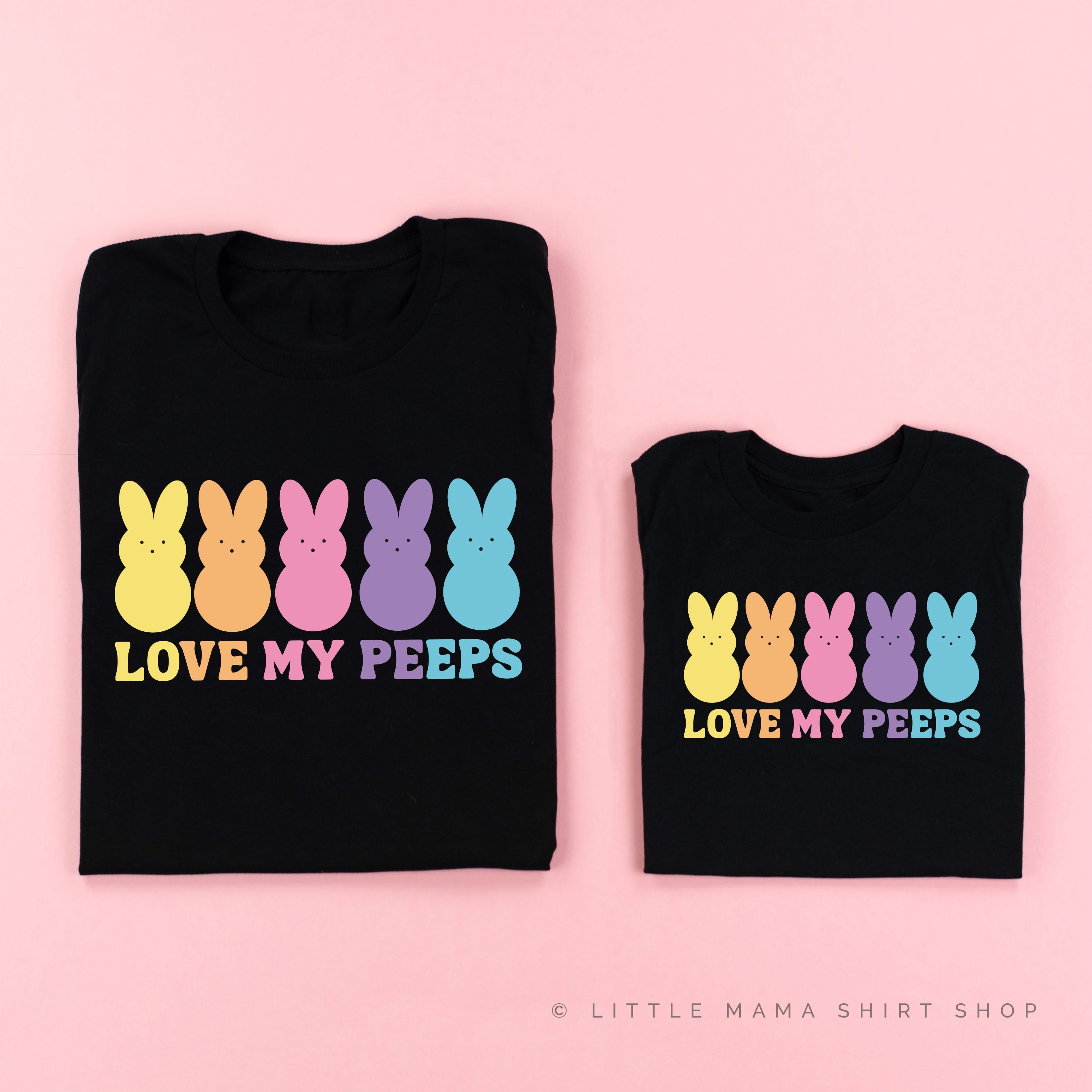 Love My Peeps - Neon - Set of 2 Tees Little Mama Shirt Shop