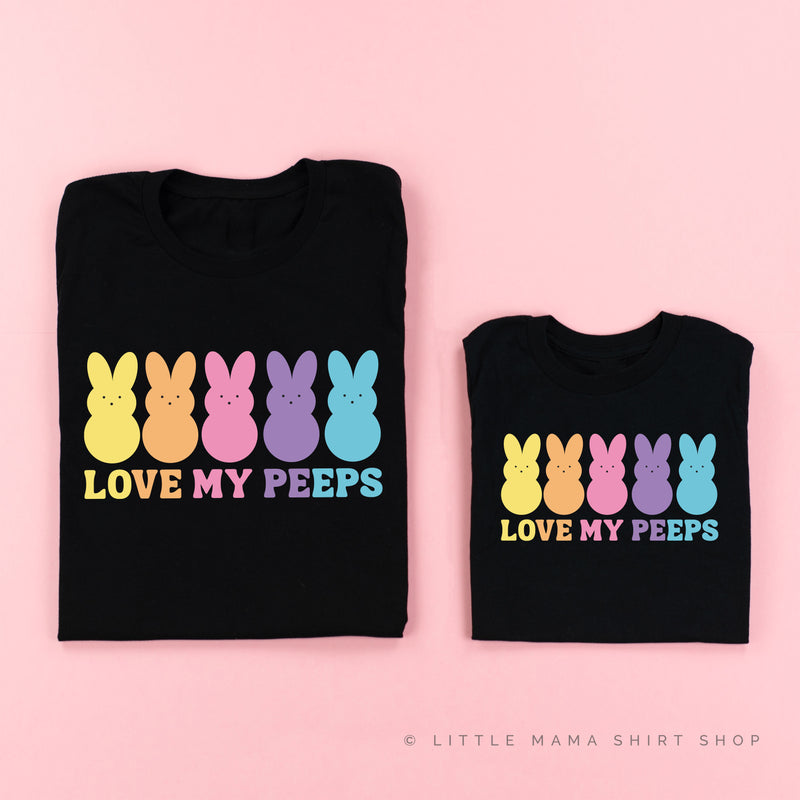 Love My Peeps - NEON - Set of 2 Matching Shirts
