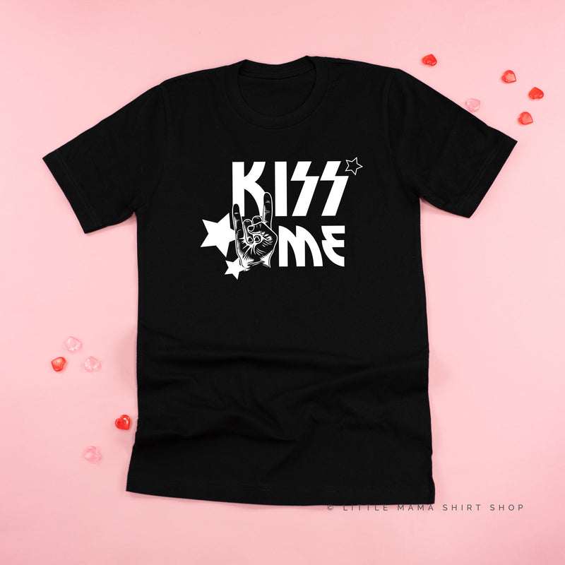 Kiss Me - Valentine Band Tee - Unisex Tee