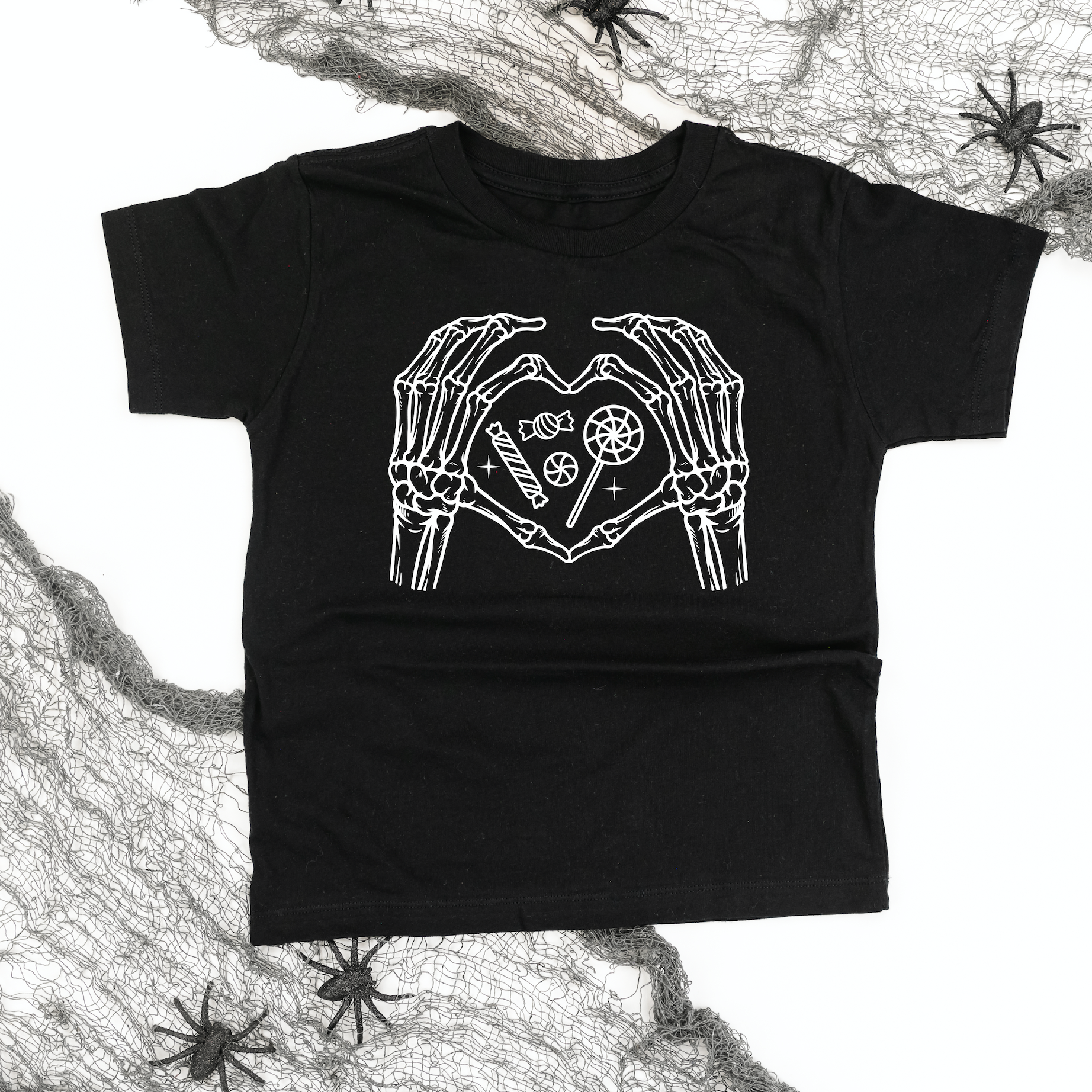 Skelton Heart Hands - Child Tee
