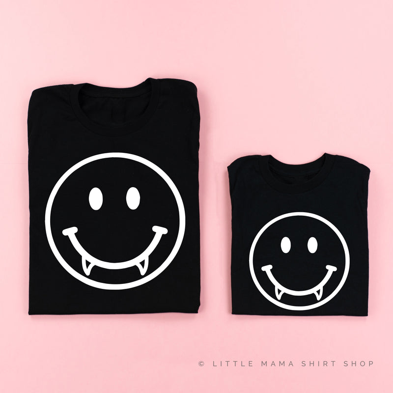 VAMPIRE SMILEY FACE - Set of 2 Unisex Tees