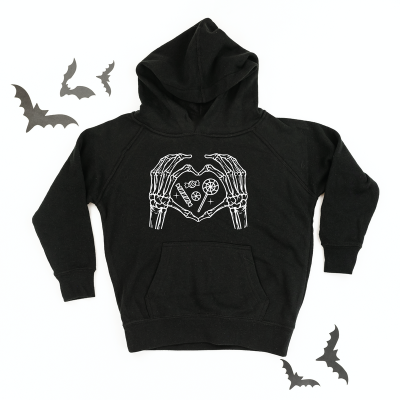 SKELETON HEART HANDS - Child Hoodie