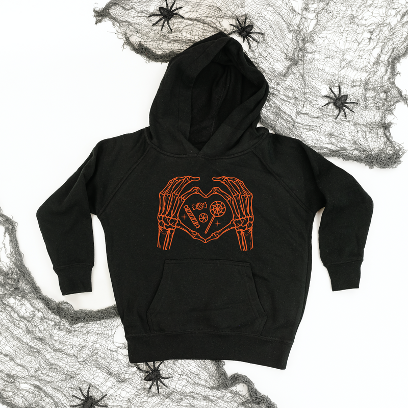 SKELETON HEART HANDS - Child Hoodie