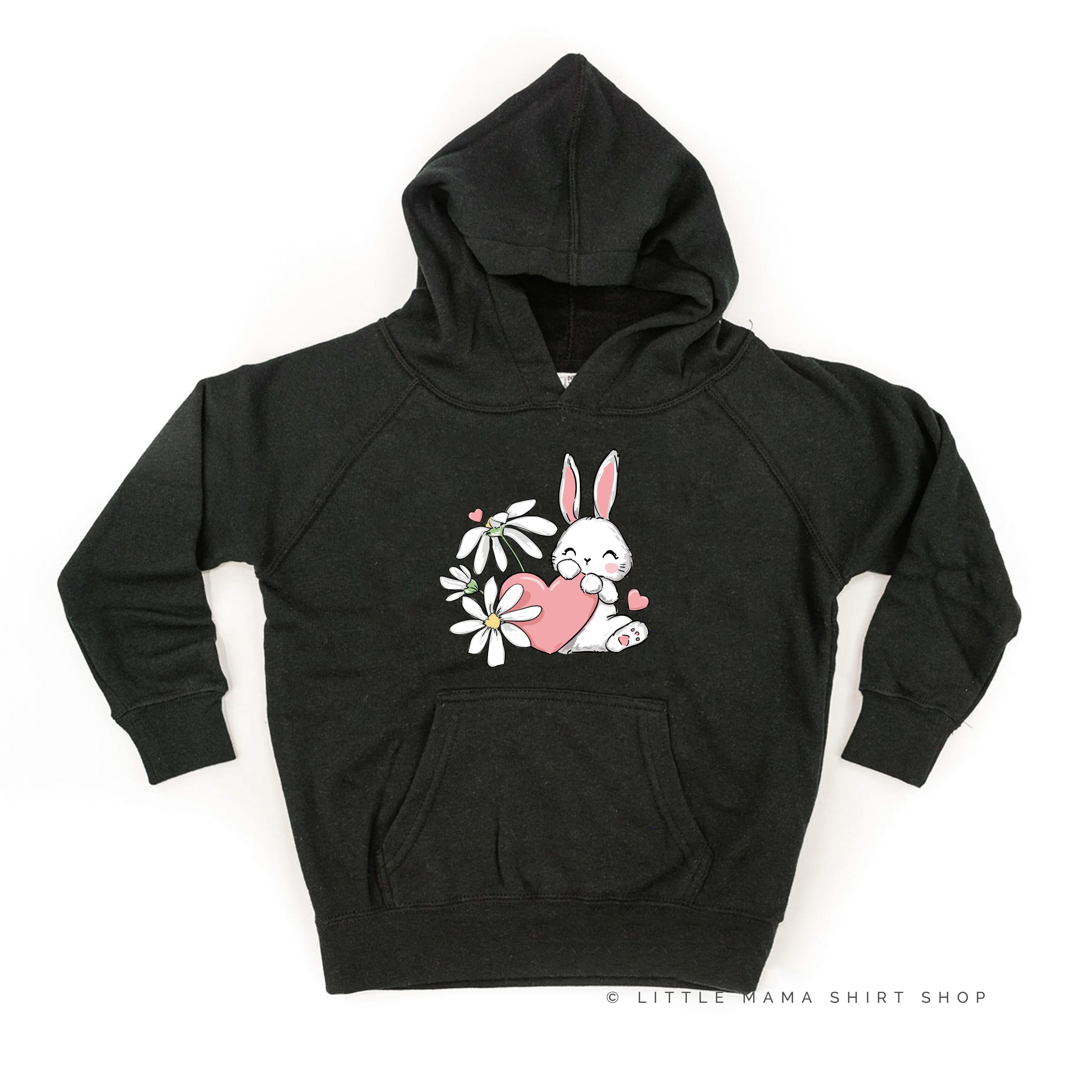 Vintage Love Bunny - Child HOODIE Little Mama Shirt Shop LLC
