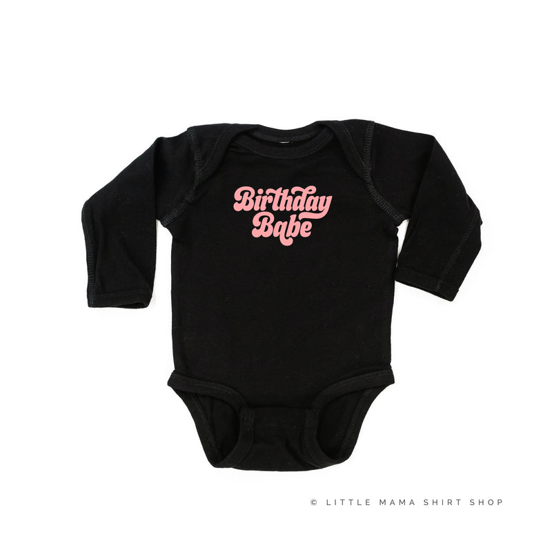 Birthday Babe (Retro) - Long Sleeve Child Shirt