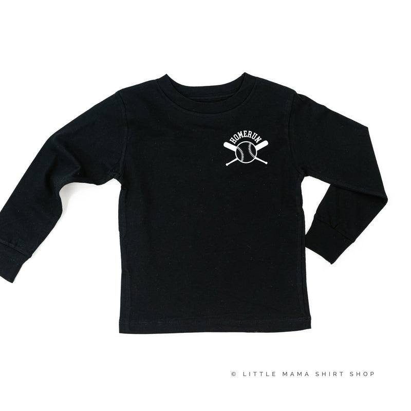 Homerun - Pocket Design - Long Sleeve Child Shirt