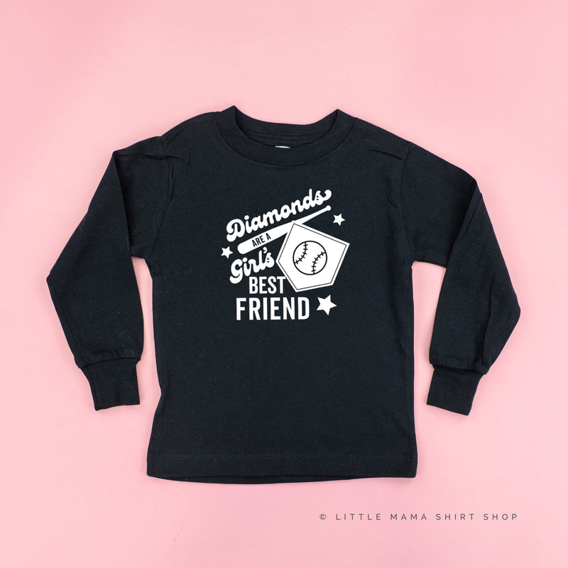 Diamonds are a Girls Best Friend - Long Sleeve Child Shirt