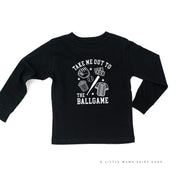 Take Me Out To The Ballgame - Child LONG SLEEVE Tee Little Mama Shirt Shop