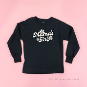 Daisy - Mama's Girl - w/ Full Daisy on Back - Child Long Sleeve Tee Little Mama Shirt Shop
