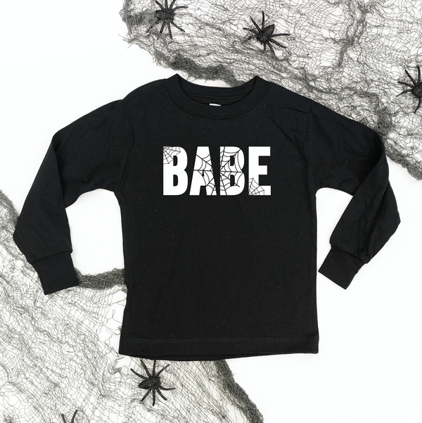 BABE (Spider Web) - Long Sleeve Child Shirt