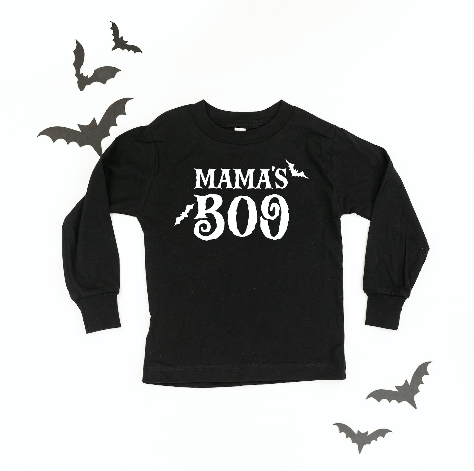 Mama's Boo (Bats) - Child Long Sleeve Tee