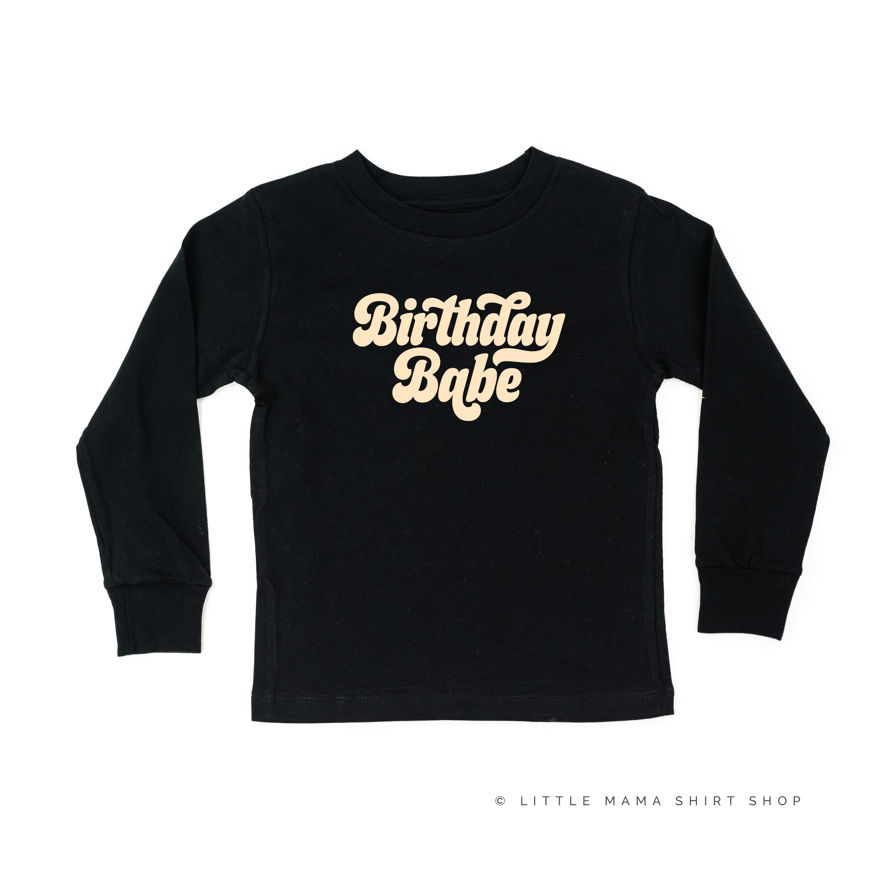 Birthday Babe (Retro) - Child Long Sleeve Tee
