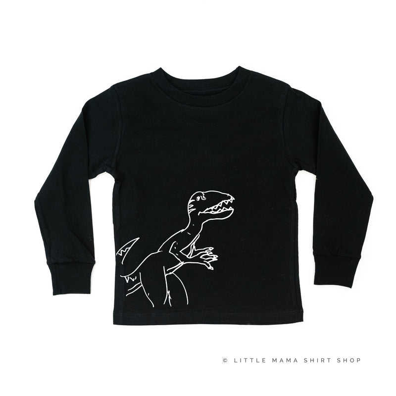 Dinosaur - Roar Means I Love You - Long Sleeve Child Shirt