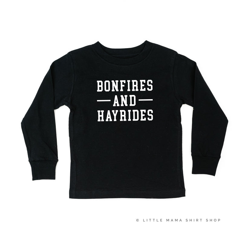 BONFIRES AND HAYRIDES - Long Sleeve Child Shirt