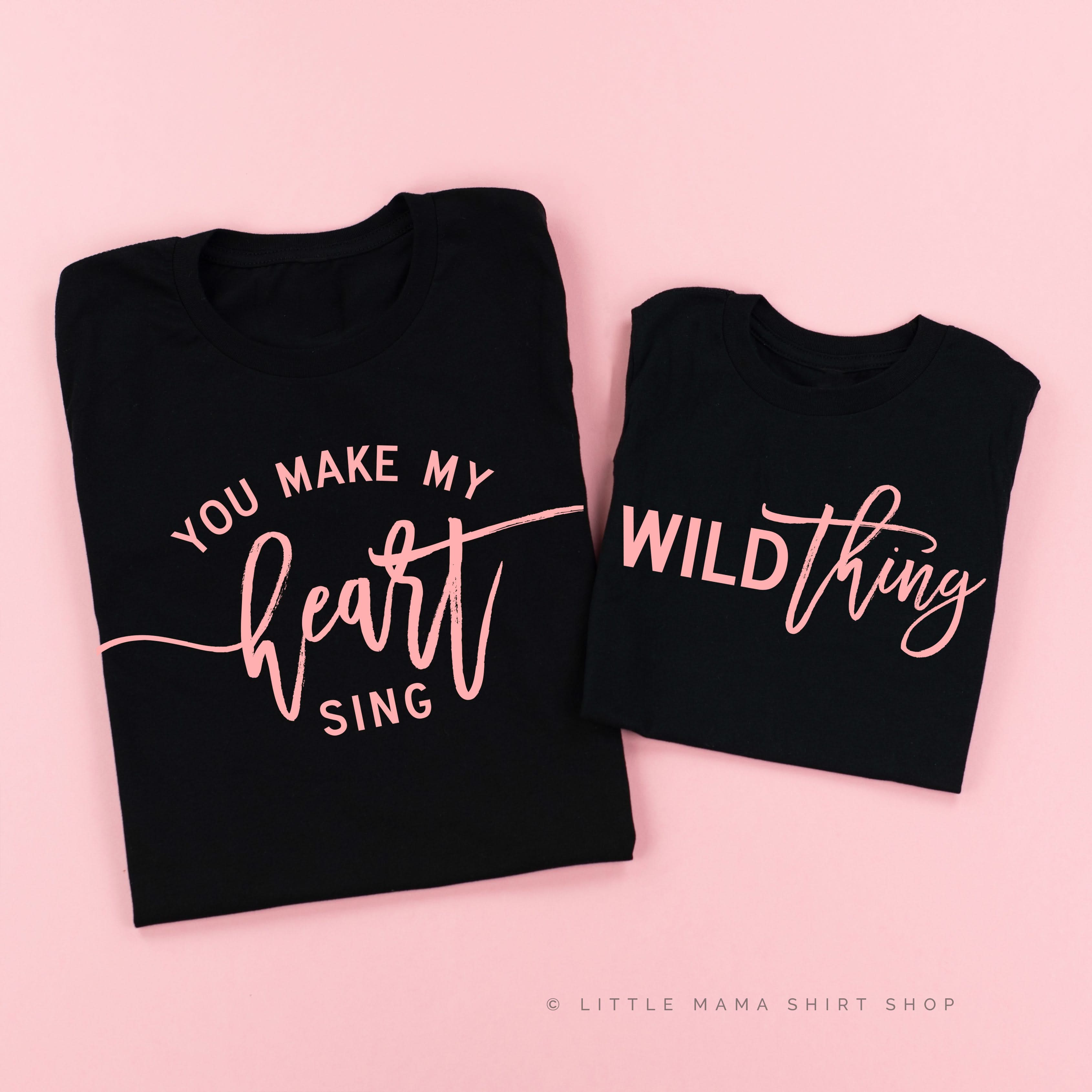 Pink Design | Set of 2 Shirts Little Mama Shirt Shop