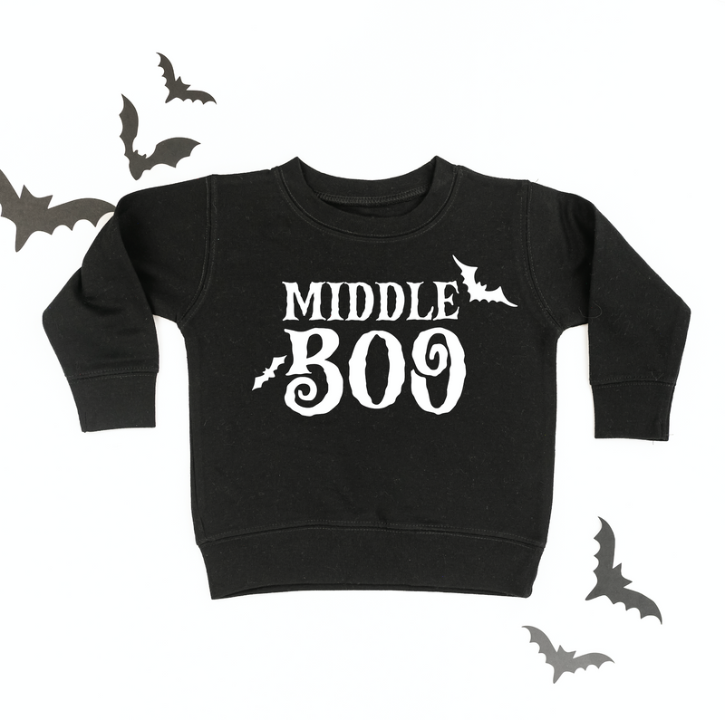 MIDDLE BOO (Bats) - Child Sweater