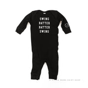 Swing Batter Batter Swing (wd) - Baby Sleeper Little Mama Shirt Shop