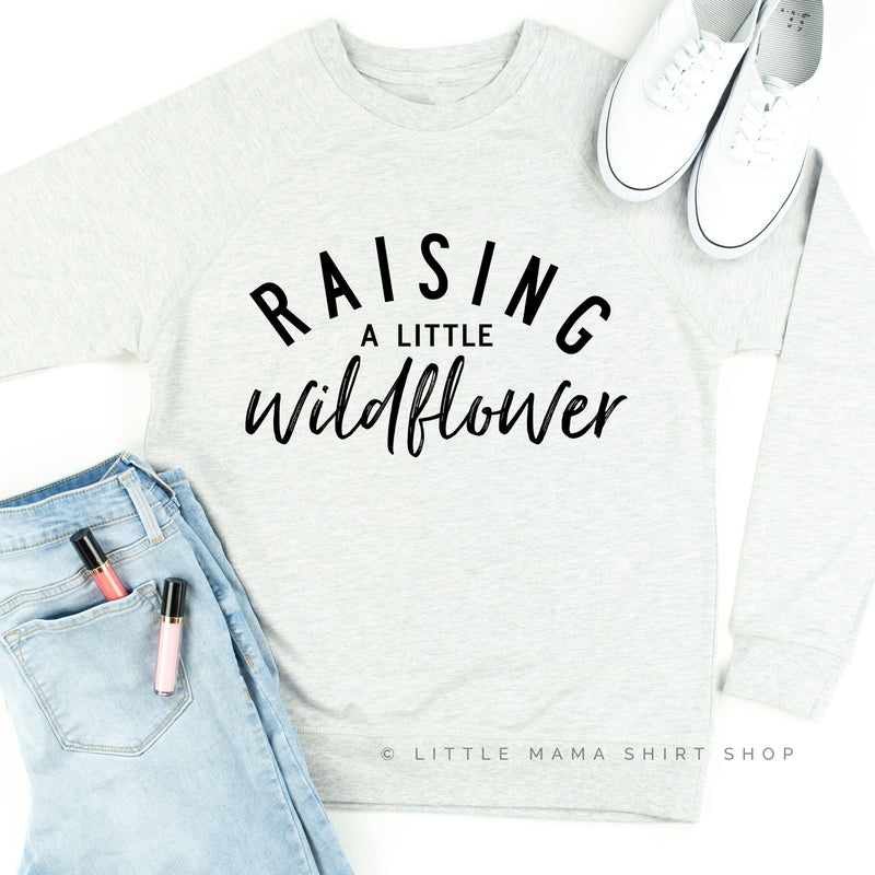 Raising A Little Wildflower (Singular) - Original Design - Lightweight Pullover Sweater