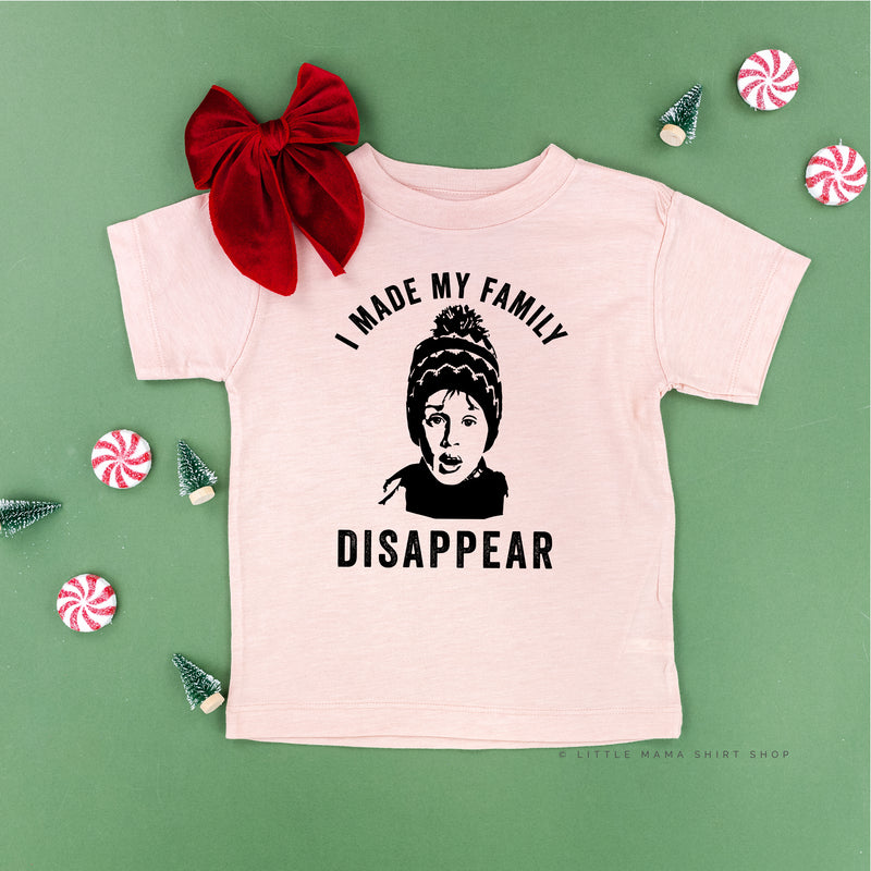 I Made My Family Disappear - Child Tee