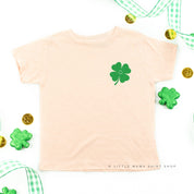 Little Happy Shamrock - It's A Good Day To Have A Lucky Day (pf&b) - Child Tee Little Mama Shirt Shop