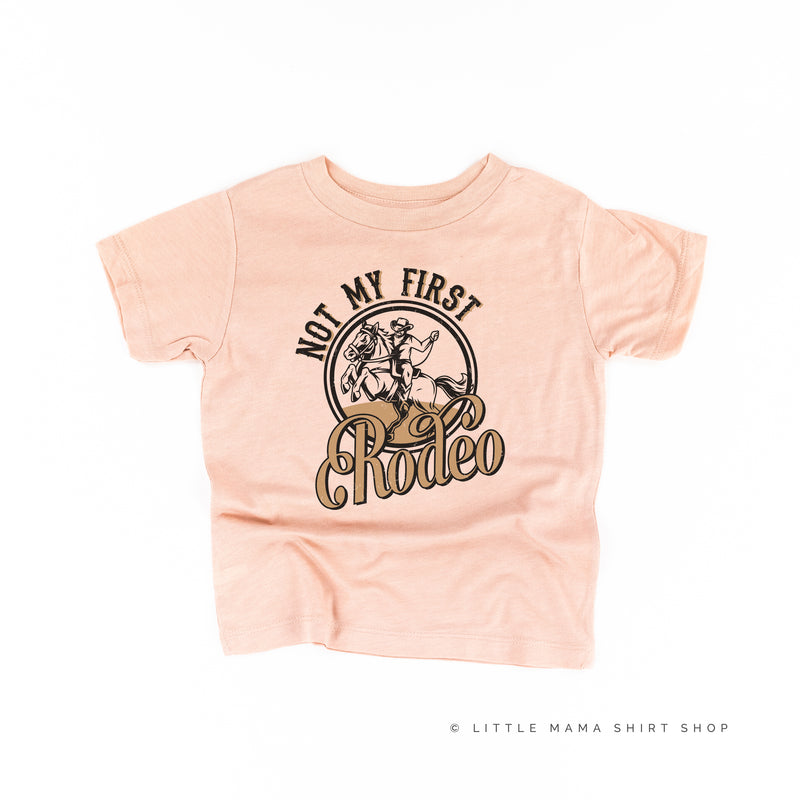 Not My First Rodeo - Distressed Design - Short Sleeve Child Shirt