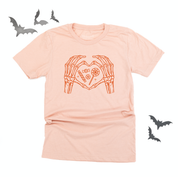 Skeleton Heart Hands - Unisex Tee
