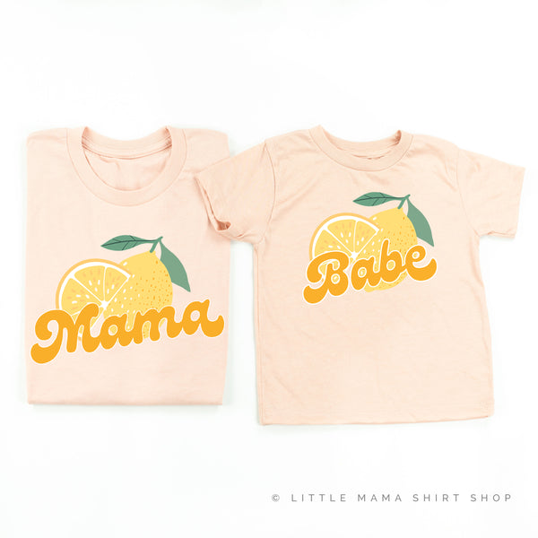 Lemon - Mama/Babe - Set of 2 Matching Shirts
