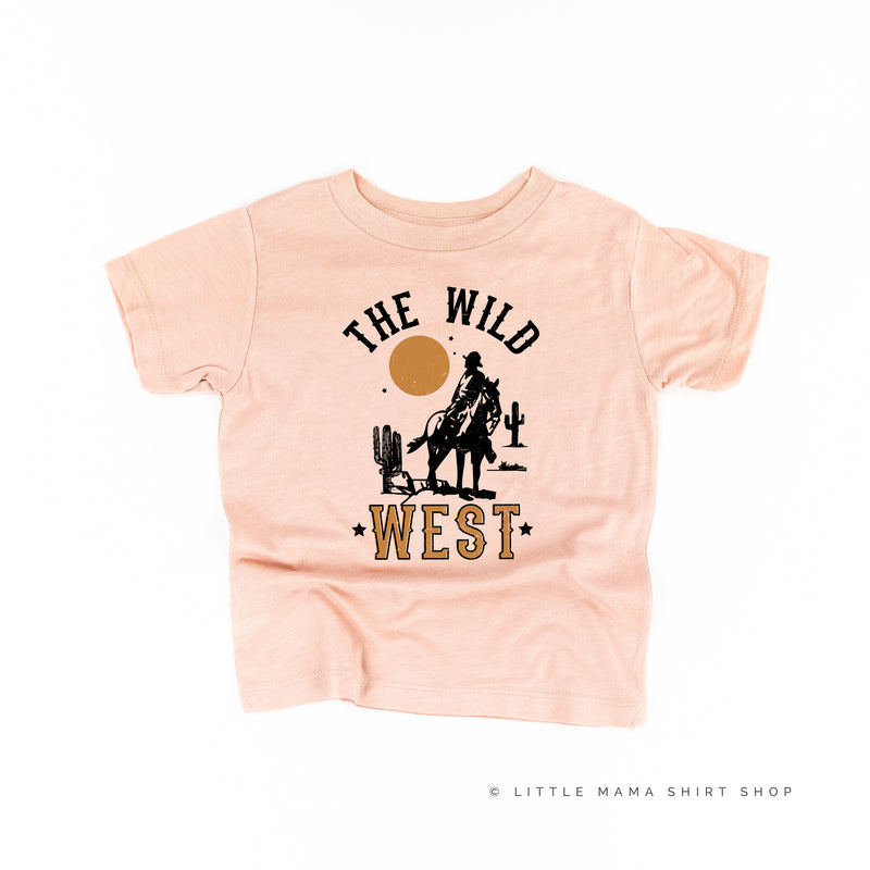 THE WILD WEST - Distressed Design - Short Sleeve Child Shirt