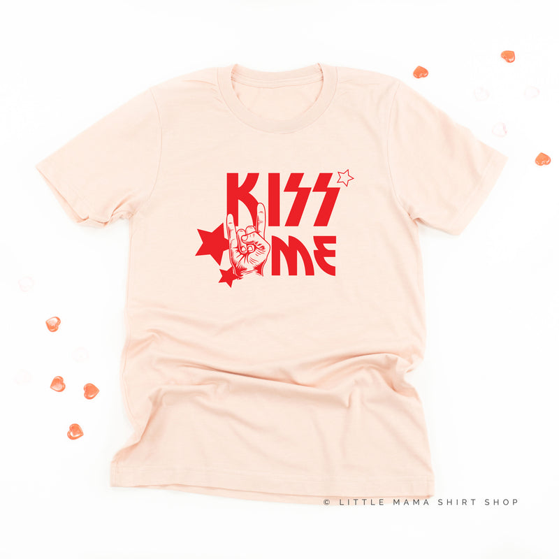 Kiss Me - Valentine Band Tee - Unisex Tee