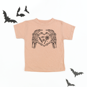 Skelton Heart Hands - Child Tee
