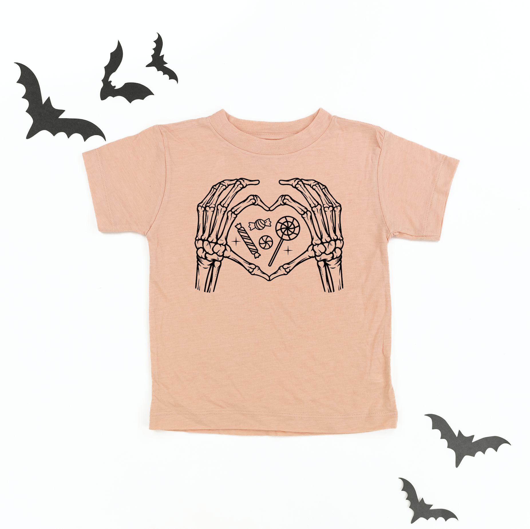 Skelton Heart Hands - Child Tee