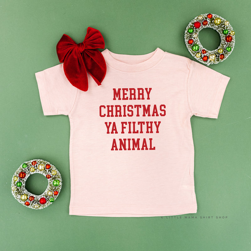 Merry Christmas Ya Filthy Animal - Child Tee