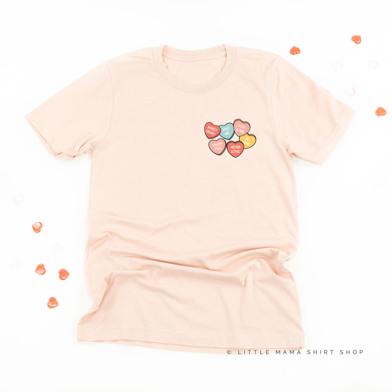 Conversation Hearts - Unisex Tee