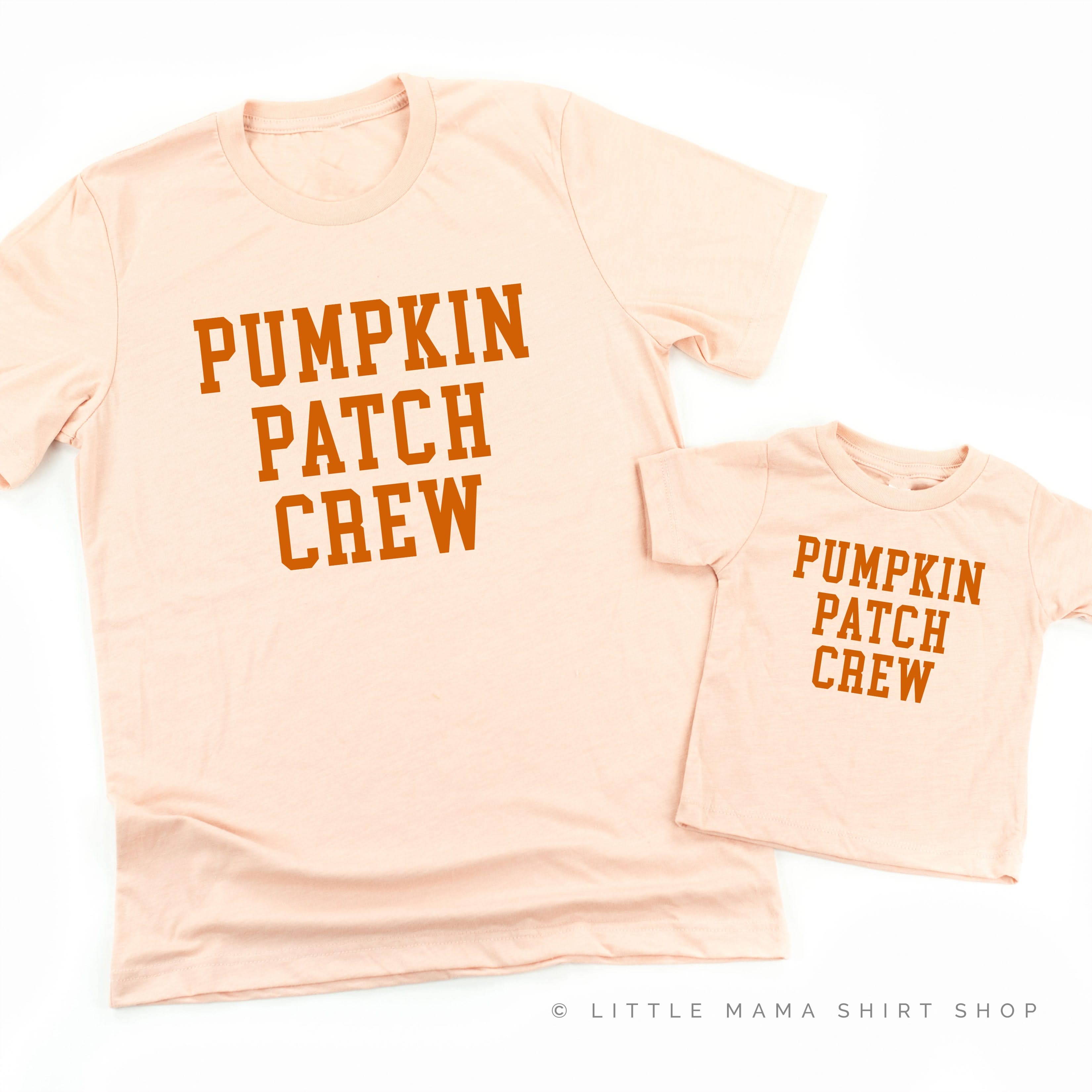 Pumpkin Patch Crew - Set of 2 Matching Tees