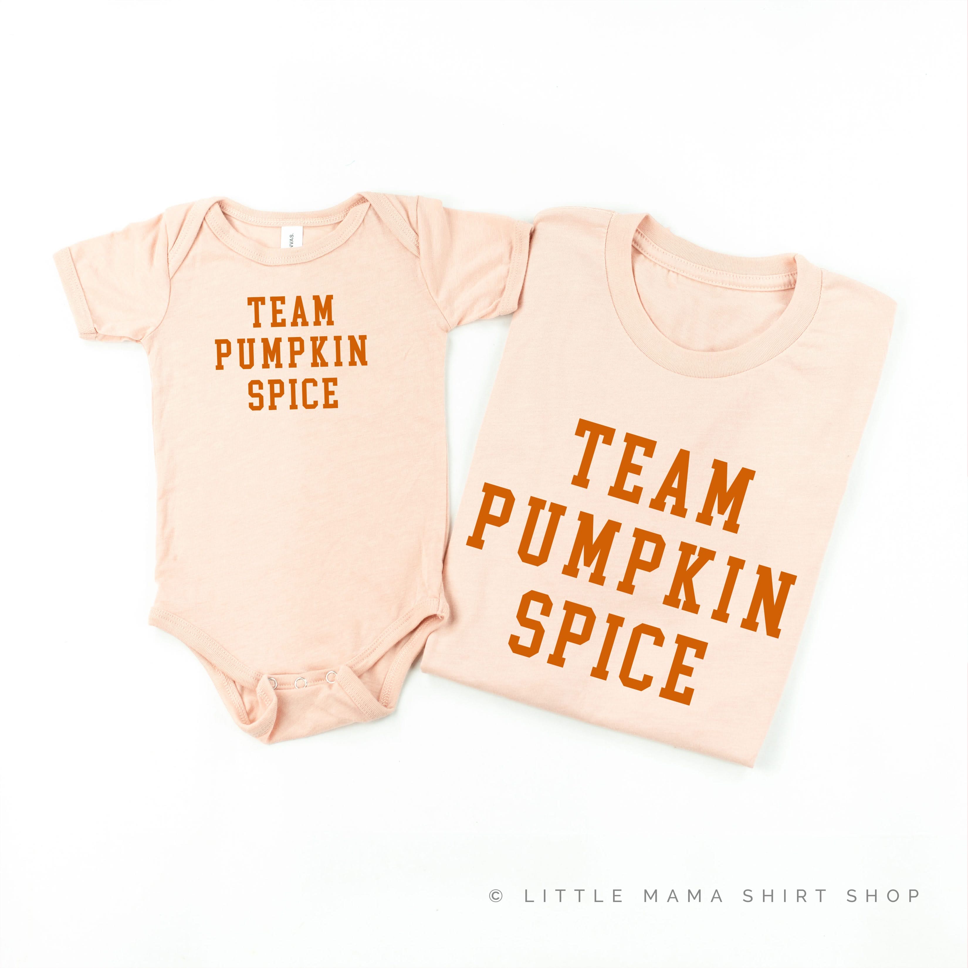 Team Pumpkin Spice - Set of 2 Matching Tees
