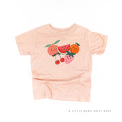 Group of Smiley Fruit - Short Sleeve Child Tee Little Mama Shirt Shop