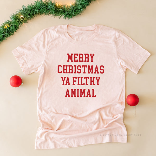 Merry Christmas Ya Filthy Animal - Unisex Tee