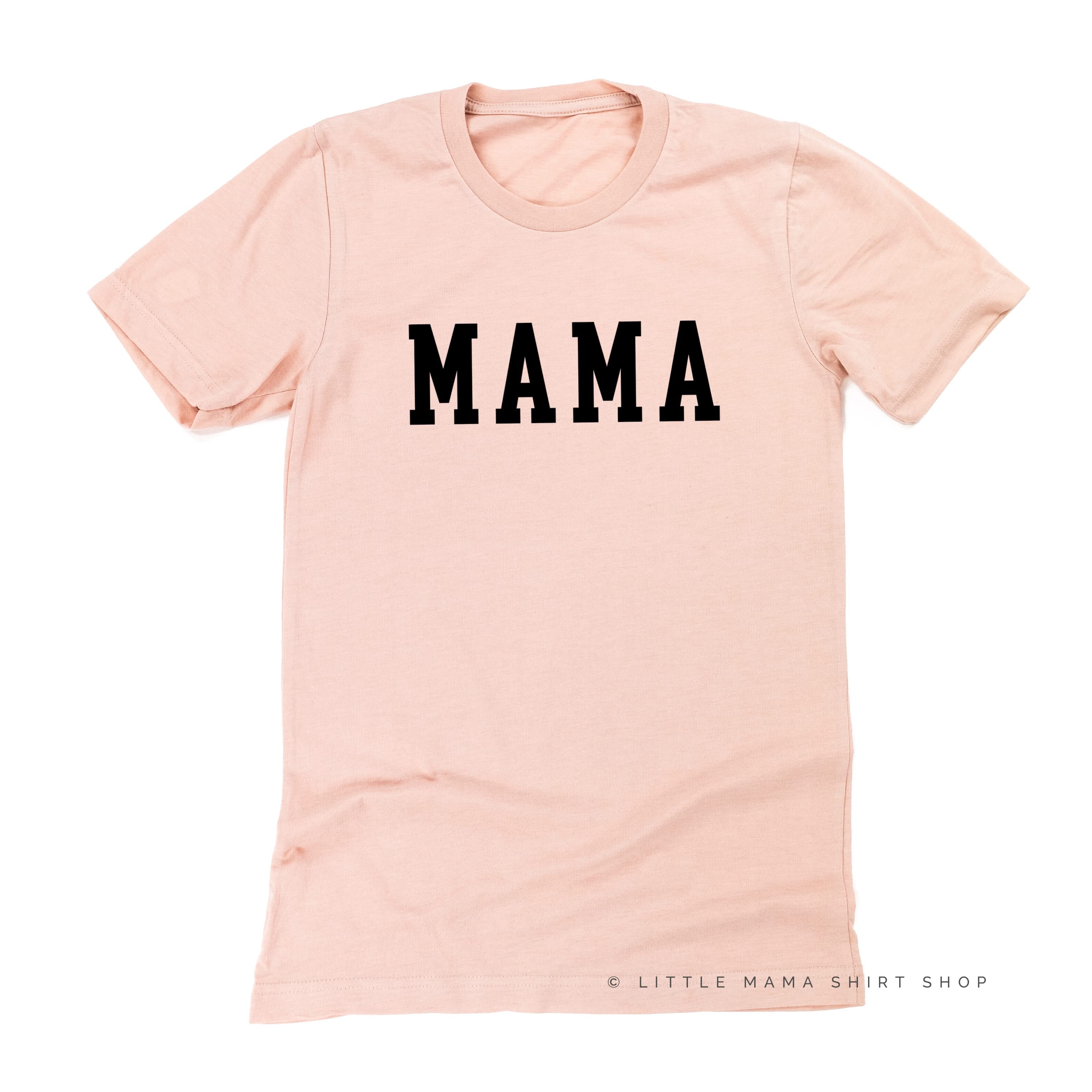 Mama - Varsity - Unisex Tee Little Mama Shirt Shop