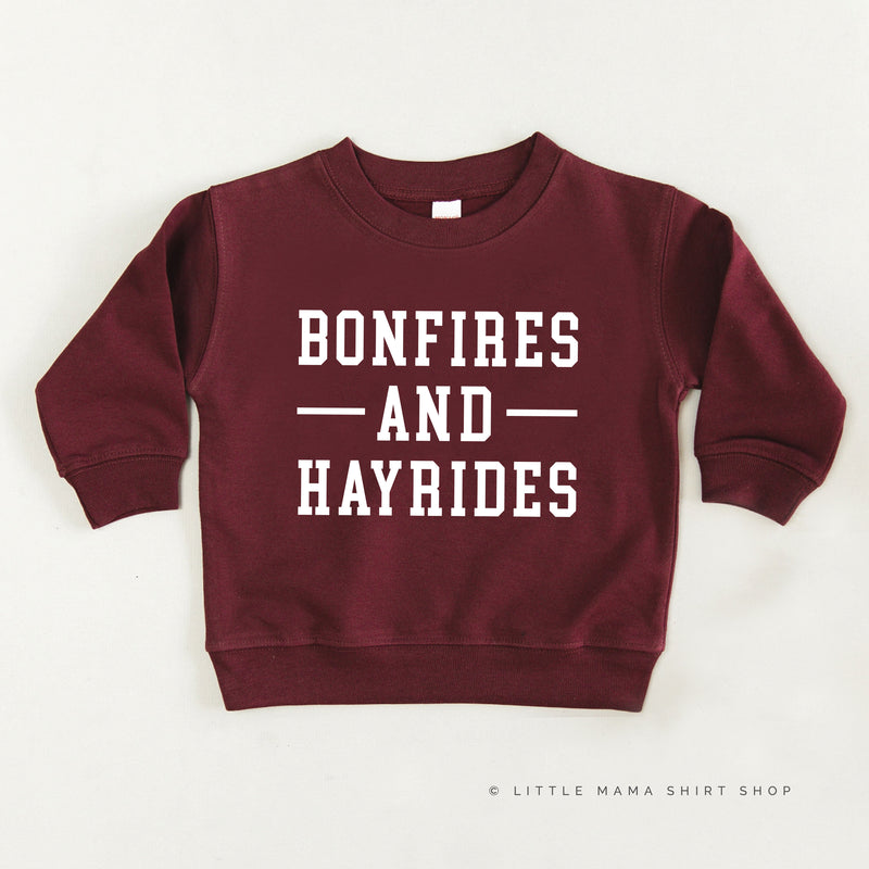 BONFIRES AND HAYRIDES - Child Sweater