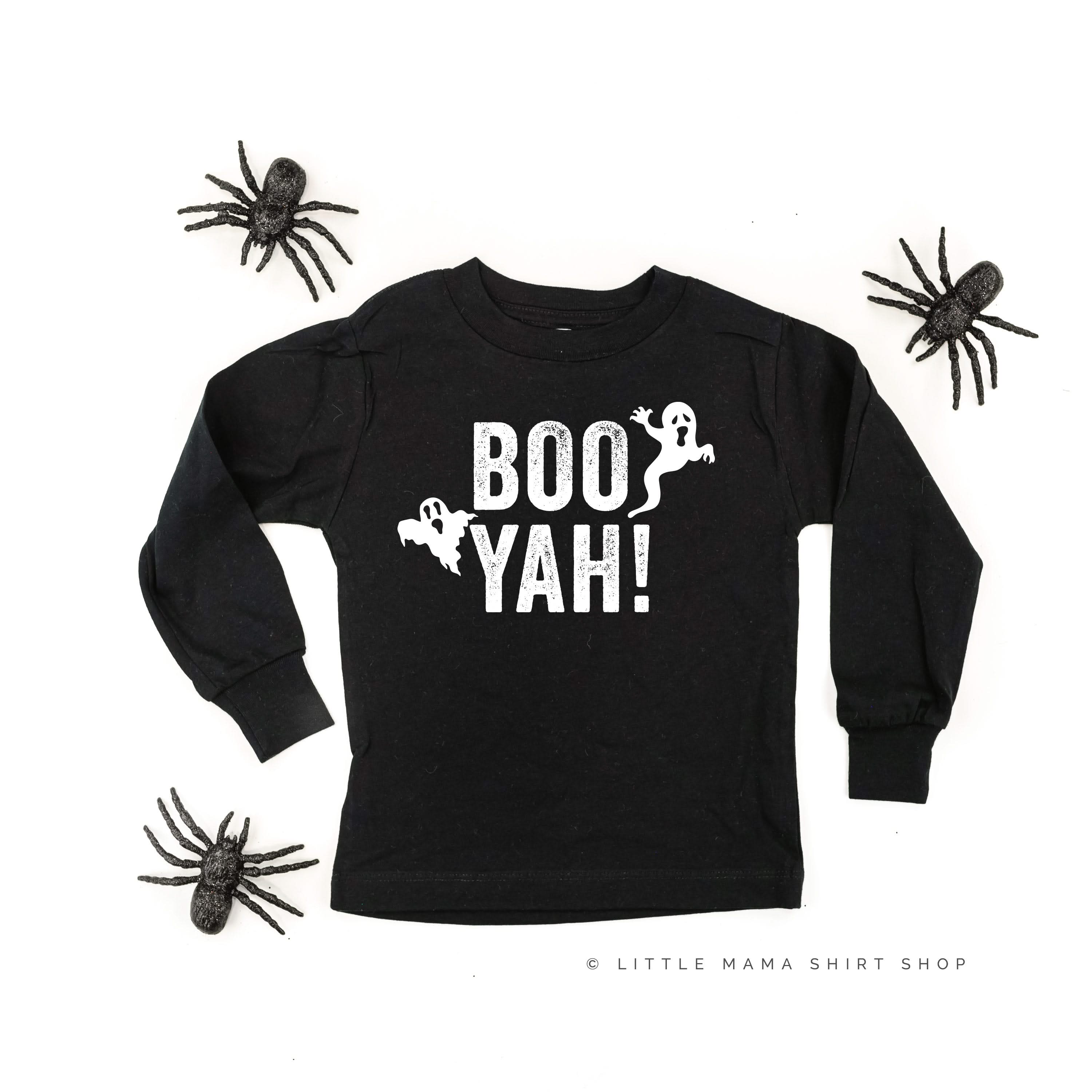 BOO YAH! - Long Sleeve Child Shirt Little Mama Shirt Shop