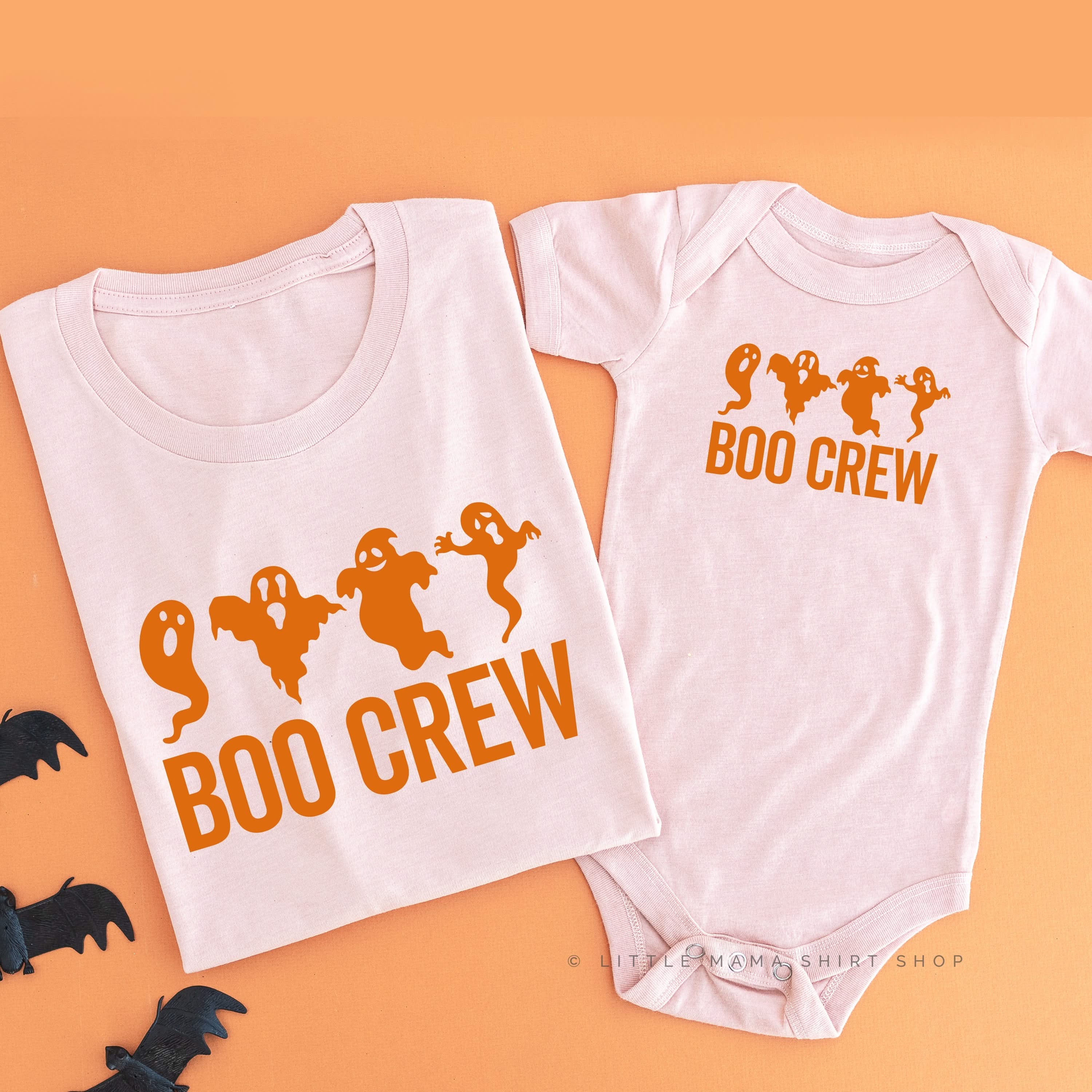 Boo Crew - Set of 2 Unisex Tees Little Mama Shirt Shop