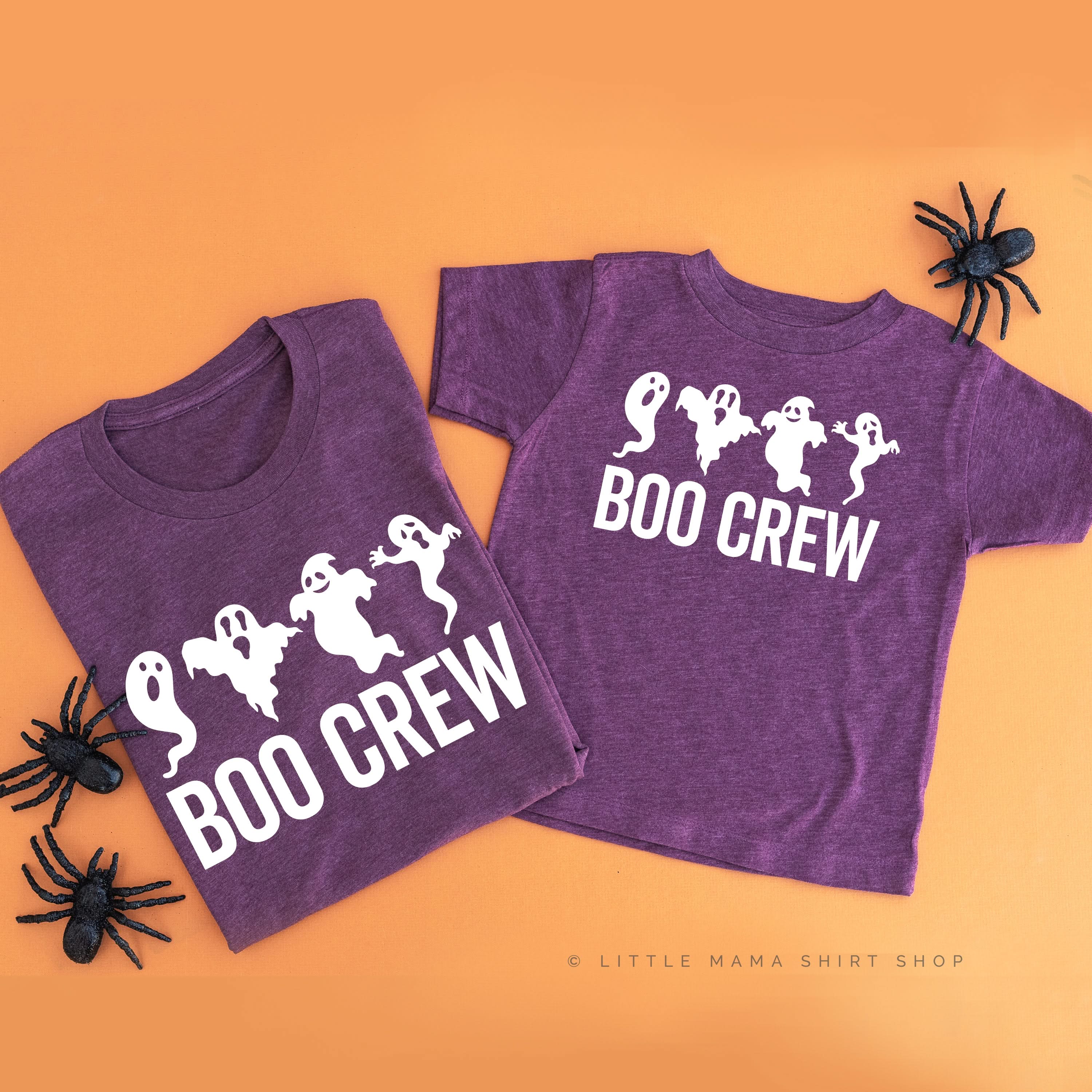 Boo Crew - Set of 2 Unisex Tees Little Mama Shirt Shop